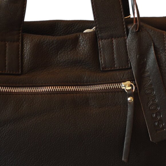 Bruno Rossi Deerskin Satchel/Shoulder Bag - Picture 4 of 6